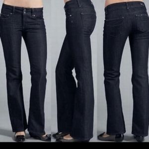 Paige Hidden Hills Dark Wash Straight leg Jeans jeans